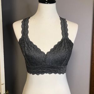 Gray bralette